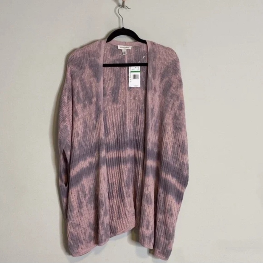 NWT pink tie dyed beach coverup